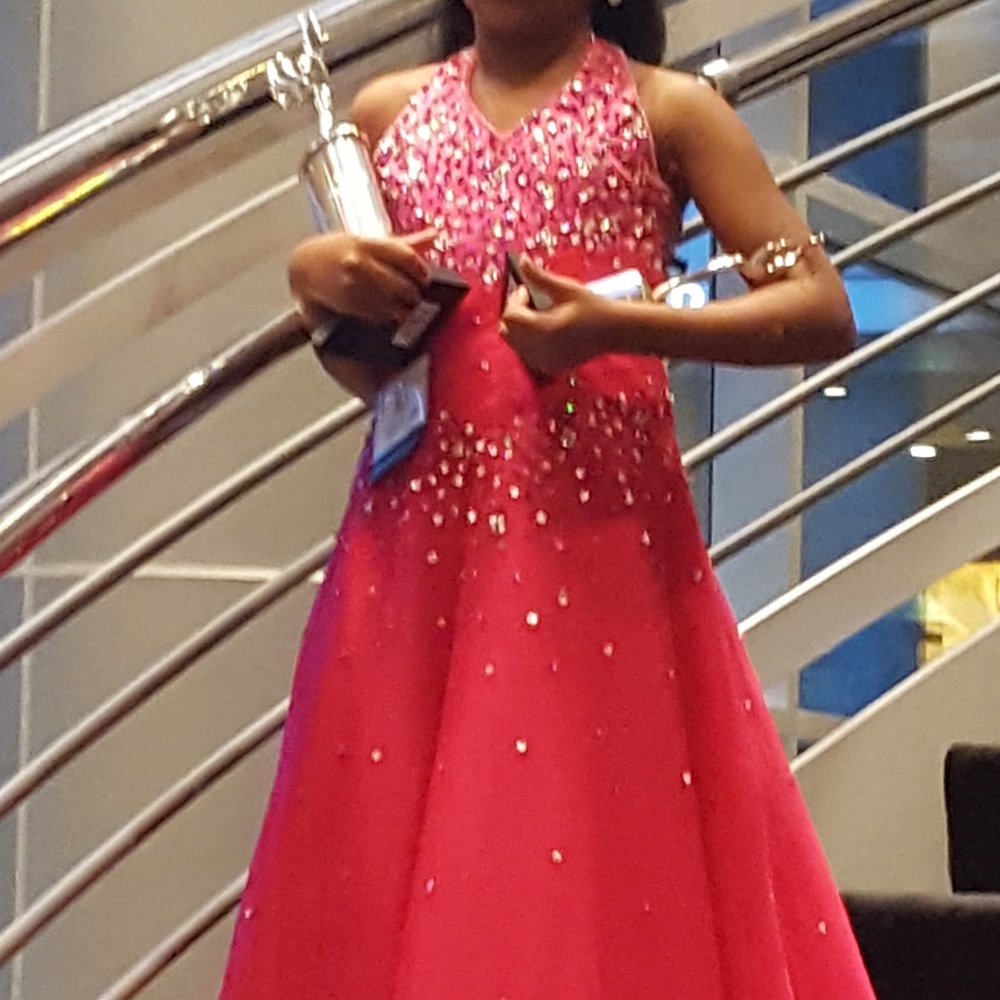 girls pageant dress